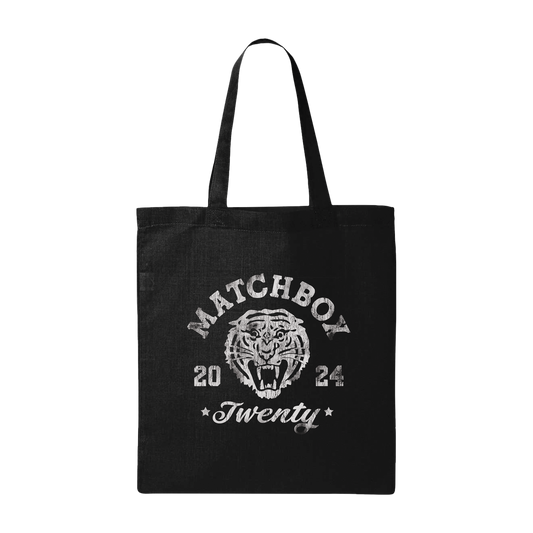 Varsity Black Tote