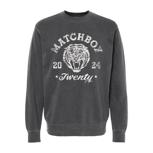 Varsity Pigment Black Pullover