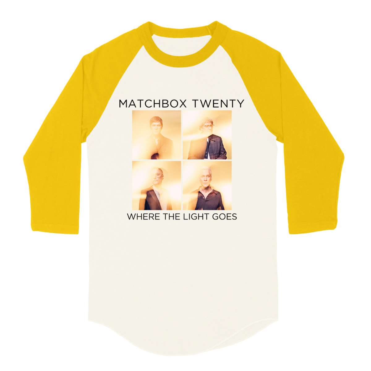 Where The Light Goes Photo Square Raglan