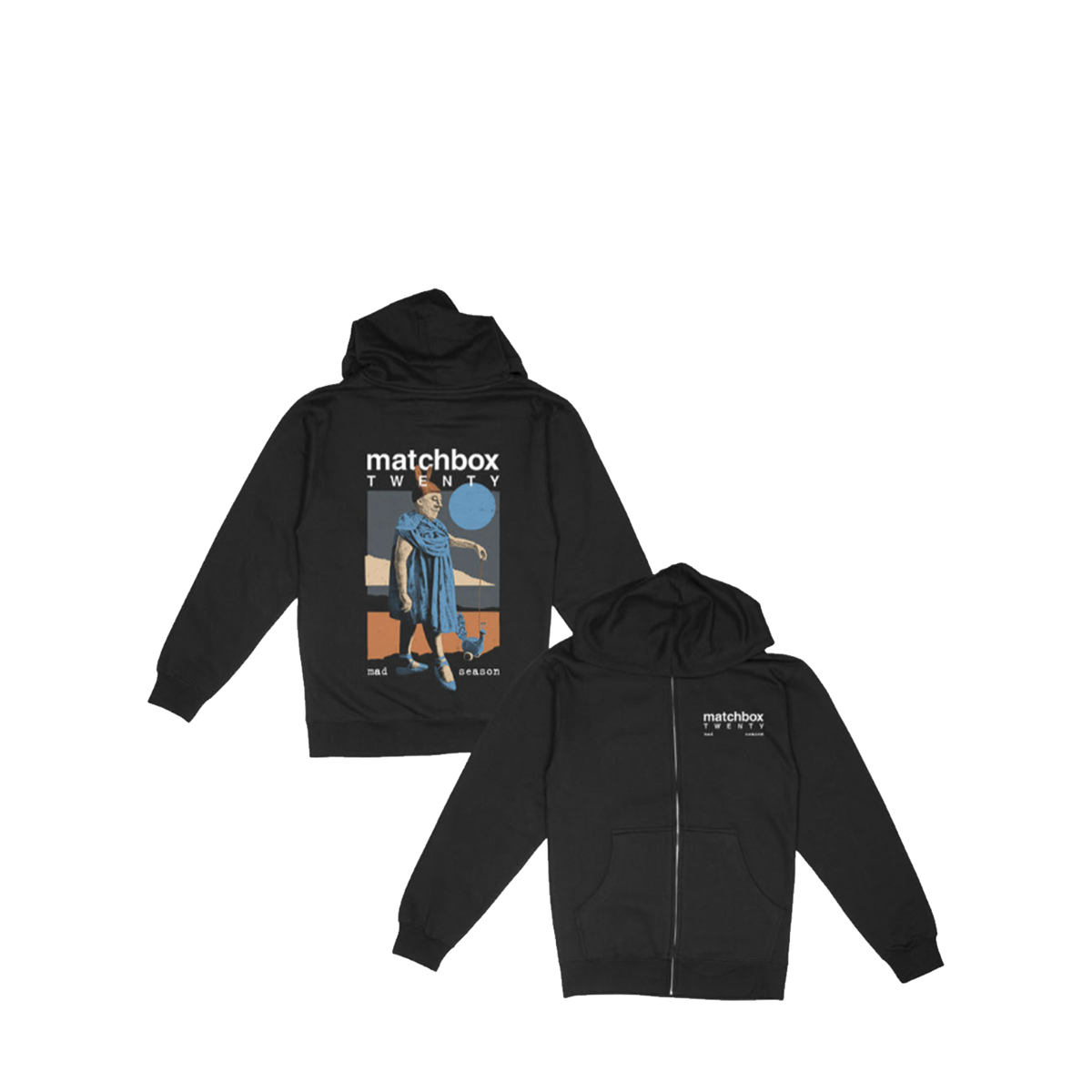 Mad Season 25 Year Zip Hoodie – MATCHBOX TWENTY
