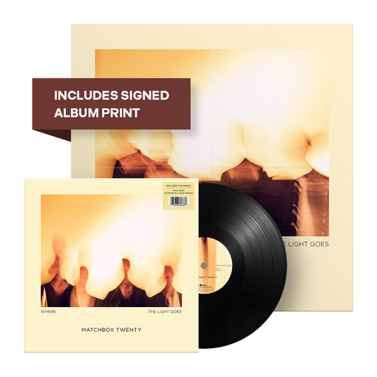 Exclusive Where The Light Goes Vinyl + Autographed Art Card